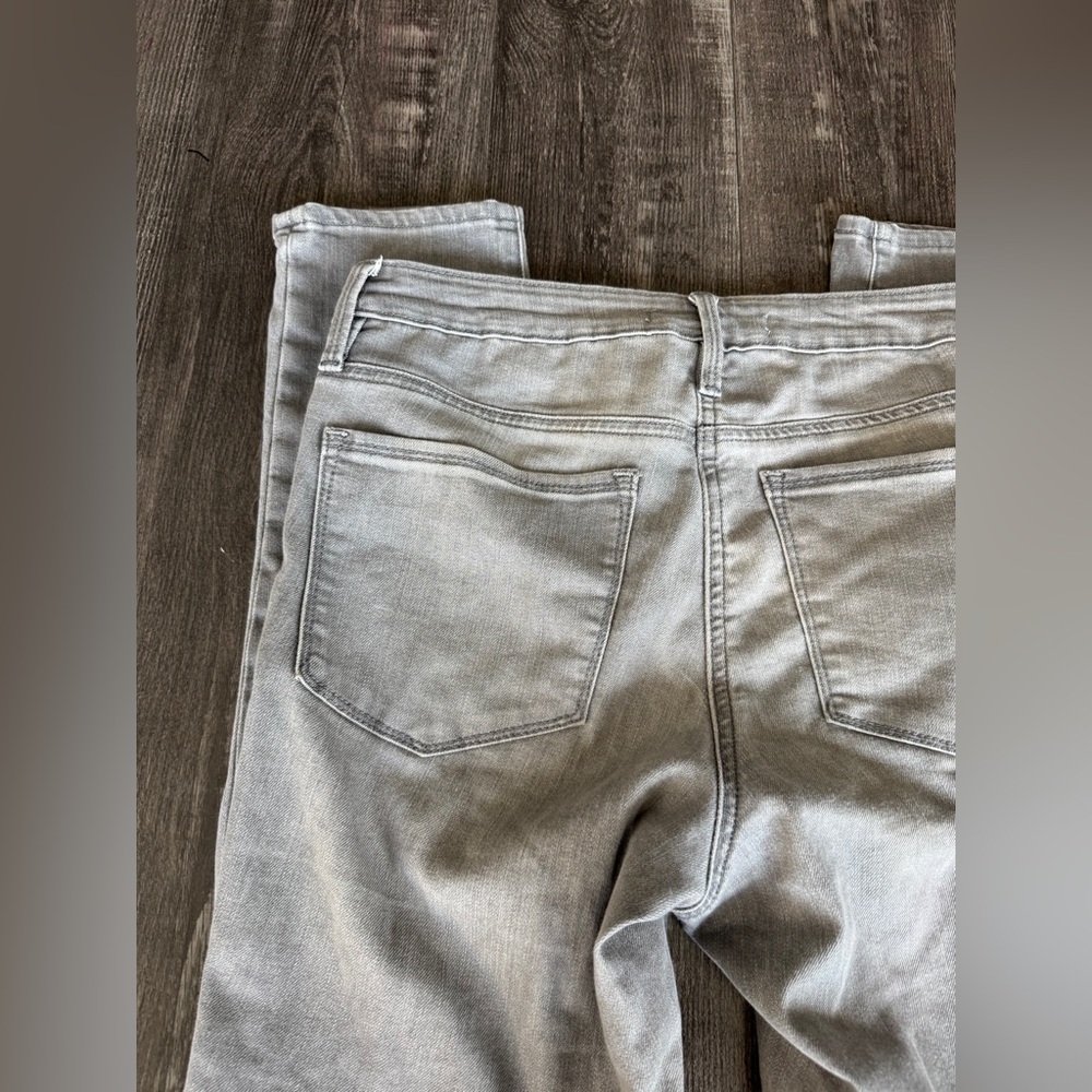 Athleta Sculptek Mid-Rise Skinny Jeans Gray Wash Size 6 - Picture 8 of 10